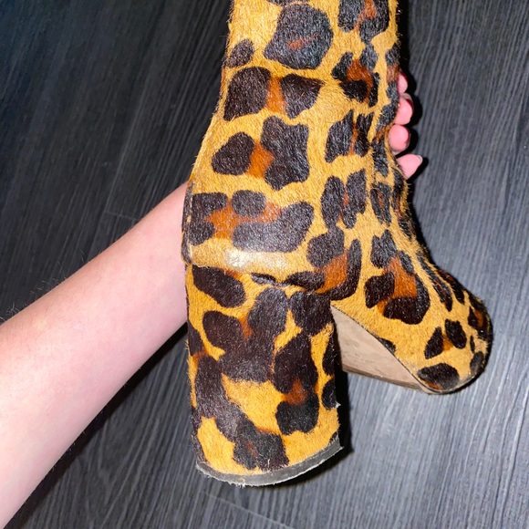 Matisse Grove Cow Hair Bootie in Leopard - Picture 8 of 12